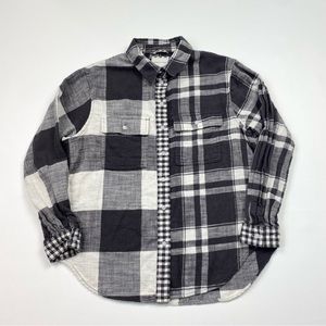 Women’s American Eagle Outfitters Long Sleeve Plaid Button Down Shirt Size XS